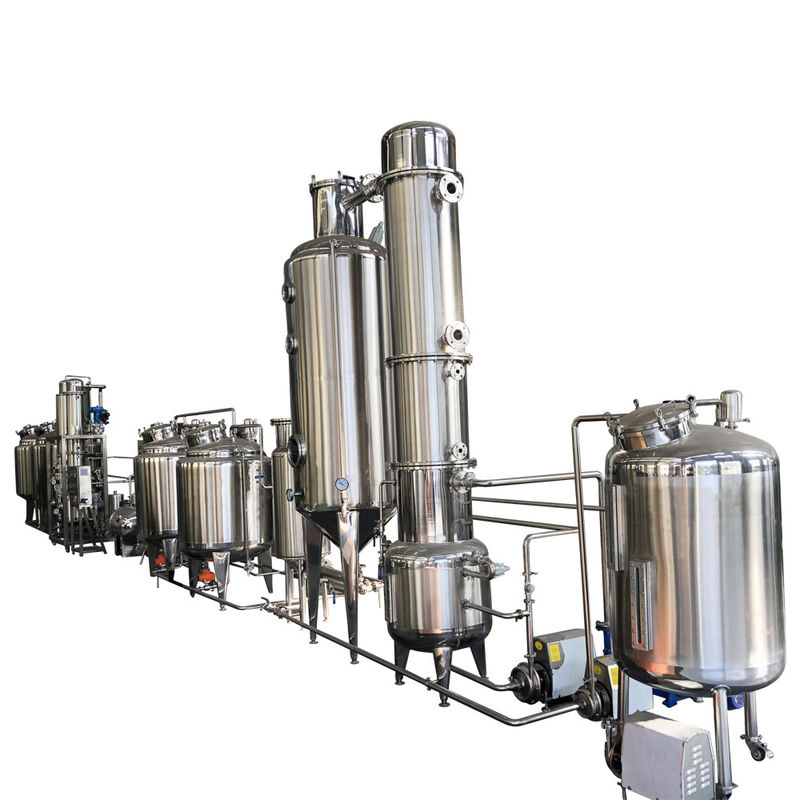 Industrial Low Temperature Ethanol Extraction Machine / Herbal Oil Extraction Line